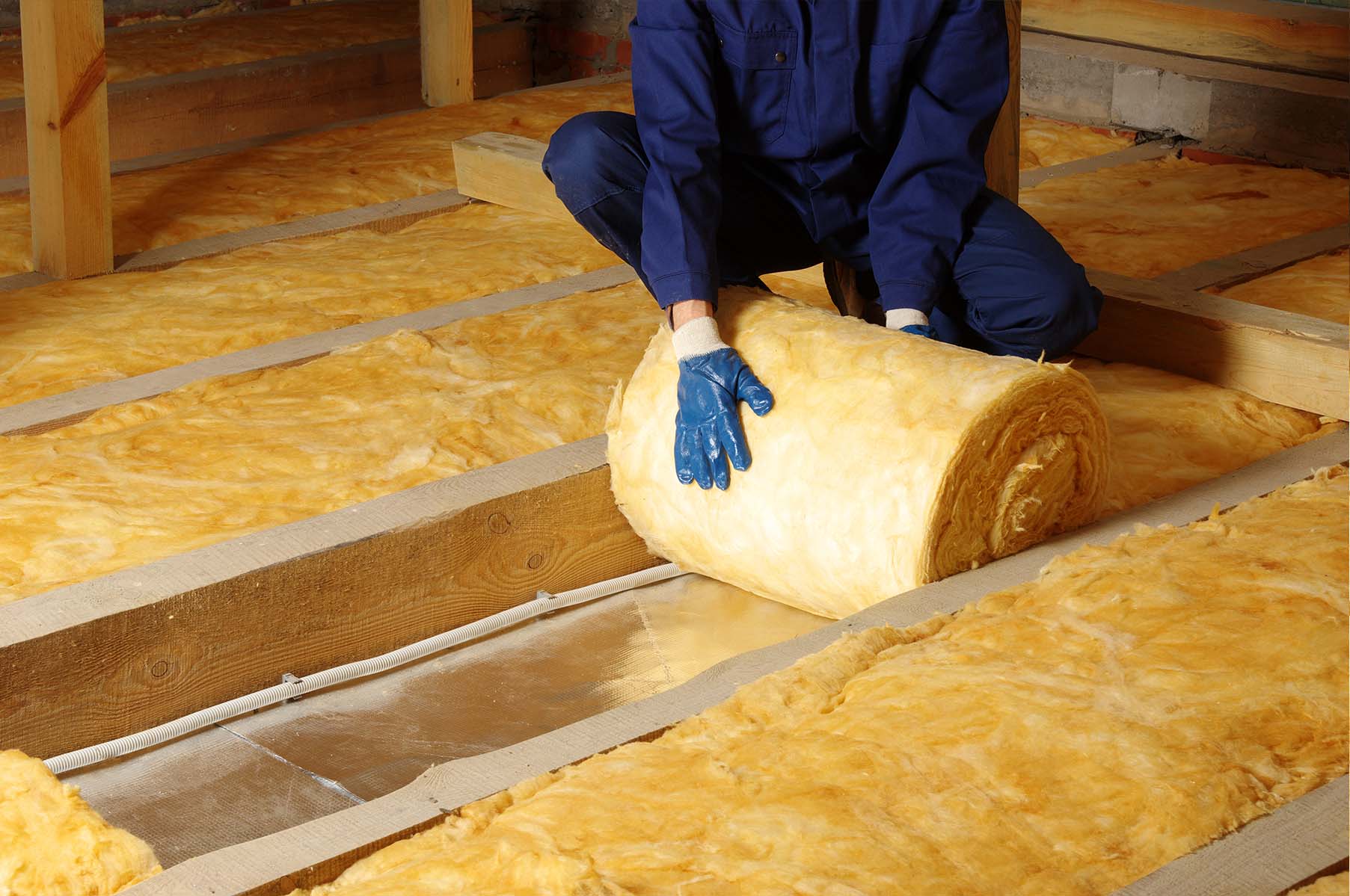 Installer fitting attic insulation Ireland 2 Installer fitting attic insulation Ireland