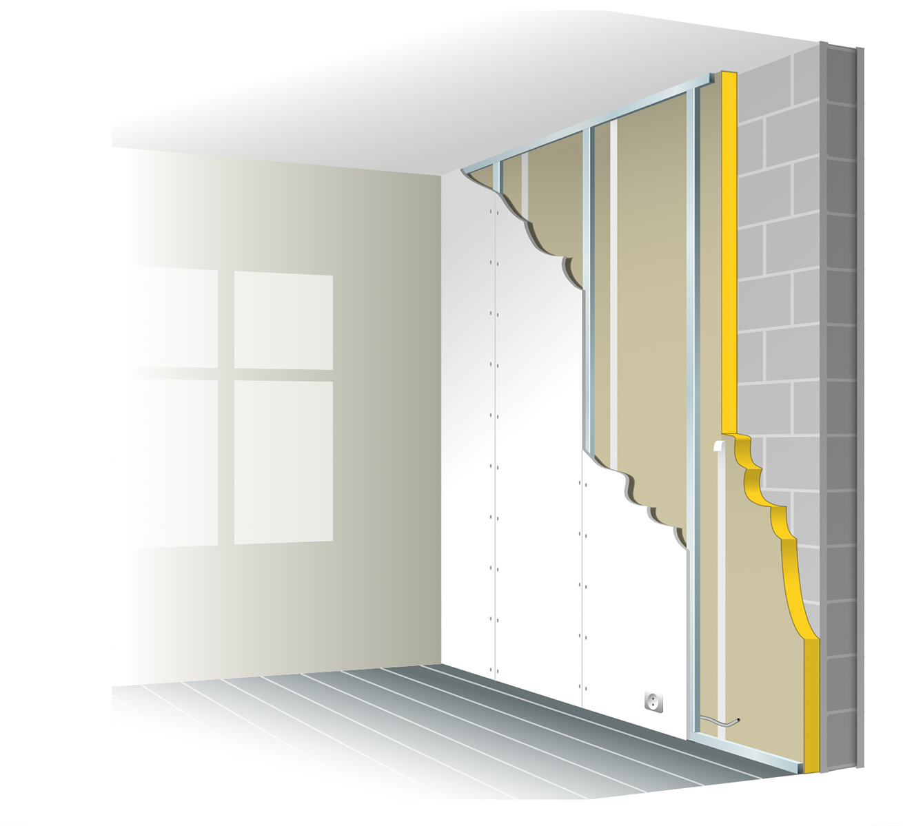 Internal wall insulation Ireland dry lining upgrade Installer fitting attic insulation Ireland